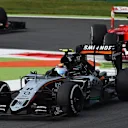 Sergio Perez (MEX) Force India VJM08 at Formula One World Championship, Rd12, Italian Grand Prix, Practice, Monza, Italy, Friday 4  September 2015. © Sutton Motorsport Images