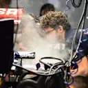 Scuderia Toro Rosso STR10 and dry ice at Formula One World Championship, Rd14, Japanese Grand Prix, Practice, Suzuka, Japan, Friday 25 September 2015. © Sutton Motorsport Images