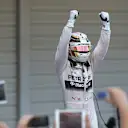 Race winner Lewis Hamilton (GBR) Mercedes AMG F1 celebrates in parc ferme at Formula One World Championship, Rd14, Japanese Grand Prix, Race, Suzuka, Japan, Sunday 27 September 2015. © Sutton Motorsport Images