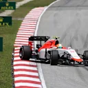 Roberto Merhi (ESP) Marussia spins in Free Practice Three at Formula One World Championship, Rd2, Malaysian Grand Prix, Qualifying, Sepang, Malaysia, Saturday 28  March 2015. © Sutton Motorsport Images