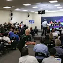 Journalists during the press conference at Formula One World Championship, Rd17, Mexican Grand Prix, Preparations, Circuit Hermanos Rodriguez, Mexico City, Mexico, Thursday 29 October 2015. © Sutton Motorsport Images