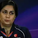 Monisha Kaltenborn (AUT) Sauber Team Prinicpal in the press conference at Formula One World Championship, Rd15, Russian Grand Prix, Practice, Sochi Autodrom, Sochi, Krasnodar Krai, Russia, Friday 9 October 2015. © Sutton Motorsport Images