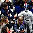 Media pen at Formula One World Championship, Rd15, Russian Grand Prix, Qualifying, Sochi Autodrom, Sochi, Krasnodar Krai, Russia, Saturday 10 October 2015. © Sutton Motorsport Images