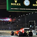 Sebastian Vettel (GER) Ferrari SF15-T at Formula One World Championship, Rd13, Singapore Grand Prix, Practice, Marina Bay Street Circuit, Singapore, Friday 18 September 2015. © Sutton Motorsport Images