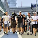 Drivers parade at Formula One World Championship, Rd13, Singapore Grand Prix, Race, Marina Bay Street Circuit, Singapore, Sunday 20 September 2015. © Sutton Motorsport Images