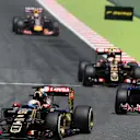 Romain Grosjean (FRA) Lotus E23 Hybrid at Formula One World Championship, Rd5, Spanish Grand Prix Race, Barcelona, Spain, Sunday 10 May 2015. © Sutton Motorsport Images