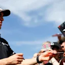 Pastor Maldonado (VEN) Lotus signs autographs with fans at Formula One World Championship, Rd5, Spanish Grand Prix Preparations, Barcelona, Spain, Thursday 7 May 2015. © Sutton Motorsport Images