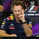 Christian Horner (GBR) Red Bull Racing Team Principal in the Press Conference at Formula One World Championship, Rd16, United States  Grand Prix, Practice, Austin, Texas, USA, Friday 23 October 2015. © Sutton Motorsport Images