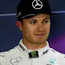 Nico Rosberg (GER) Mercedes AMG F1 in the Press Conference at Formula One World Championship, Rd21, Abu Dhabi Grand Prix, Qualifying, Yas Marina Circuit, Abu Dhabi, UAE, Saturday 26 November 2016. © Sutton Images