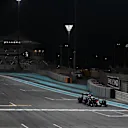 Fernando Alonso (ESP) McLaren MP4-31 takes the chequered flag at the end of Qualifying at Formula One World Championship, Rd21, Abu Dhabi Grand Prix, Qualifying, Yas Marina Circuit, Abu Dhabi, UAE, Saturday 26 November 2016. © Sutton Images