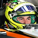 Sergio Perez (MEX) Force India VJM09 at Formula One World Championship, Rd21, Abu Dhabi Grand Prix, Qualifying, Yas Marina Circuit, Abu Dhabi, UAE, Saturday 26 November 2016. © Sutton Images