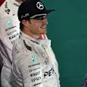 Nico Rosberg (GER) Mercedes AMG F1 celebrates on the podium at Formula One World Championship, Rd21, Abu Dhabi Grand Prix, Race, Yas Marina Circuit, Abu Dhabi, UAE, Sunday 27 November 2016. © Sutton Images