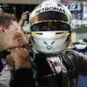 Race winner Lewis Hamilton (GBR) Mercedes AMG F1 celebrates in parc ferme at Formula One World Championship, Rd21, Abu Dhabi Grand Prix, Race, Yas Marina Circuit, Abu Dhabi, UAE, Sunday 27 November 2016. © Sutton Images