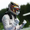 Race winner Lewis Hamilton (GBR) Mercedes AMG F1 celebrates in parc ferme at Formula One World Championship, Rd9, Austrian Grand Prix, Race, Spielberg, Austria, Sunday 3 July 2016. © Sutton Images