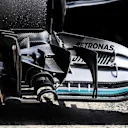 Nico Rosberg (GER) Mercedes-Benz F1 W07 Hybrid front wing detail at Formula One Testing, Day One, Barcelona, Spain, 17 May 2016. © Sutton Images