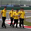 Jolyon Palmer (GBR) Renault Sport F1 Team walks the track at Formula One World Championship, Rd3, Chinese Grand Prix, Preparations, Shanghai, China, Thursday 14 April 2016. © Sutton Motorsport Images
