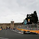Sergio Perez (MEX) Force India VJM09 at Formula One World Championship, Rd8, European Grand Prix, Practice, Baku City Circuit, Baku, Azerbaijan, Friday 17 June 2016. © Sutton Images