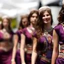 Grid girls at Formula One World Championship, Rd8, European Grand Prix, Qualifying, Baku City Circuit, Baku, Azerbaijan, Saturday 18 June 2016. © Sutton Images