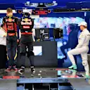 Pole sitter Nico Rosberg (GER) Mercedes AMG F1 in parc ferme at Formula One World Championship, Rd8, European Grand Prix, Qualifying, Baku City Circuit, Baku, Azerbaijan, Saturday 18 June 2016. © Sutton Images