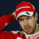 Sebastian Vettel (GER) Ferrari in the Press Conference at Formula One World Championship, Rd8, European Grand Prix, Race, Baku City Circuit, Baku, Azerbaijan, Sunday 19 June 2016. © Sutton Images