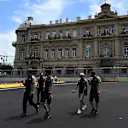 Sergio Perez (MEX) Force India walks the track at Formula One World Championship, Rd8, European Grand Prix, Preparations, Baku City Circuit, Baku, Azerbaijan, Thursday 16 June 2016. © Sutton Images