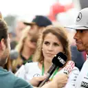 Lewis Hamilton (GBR) Mercedes AMG F1 talks with the media at Formula One World Championship, Rd12, German Grand Prix, Race, Hockenheim, Germany, Sunday 31 July 2016. © Sutton Images