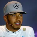 Lewis Hamilton (GBR) Mercedes AMG F1 in the Press Conference at Formula One World Championship, Rd14, Italian Grand Prix, Race, Monza, Italy, Sunday 4 September 2016. © Sutton Images