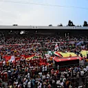 Fans and giant flag at Formula One World Championship, Rd14, Italian Grand Prix, Race, Monza, Italy, Sunday 4 September 2016. © Sutton Images