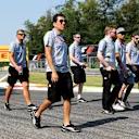Pascal Wehrlein (GER) Manor Racing walks the track at Formula One World Championship, Rd14, Italian Grand Prix, Preparations, Monza, Italy, Thursday 1 September 2016. © Sutton Images