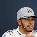 Lewis Hamilton (GBR) Mercedes AMG F1 in the Press Conference at Formula One World Championship, Rd17, Japanese Grand Prix, Qualifying, Suzuka, Japan, Saturday 8 October 2016. © Sutton Images
