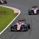 Esteban Ocon (FRA) Manor Racing MRT05 at Formula One World Championship, Rd17, Japanese Grand Prix, Race, Suzuka, Japan, Sunday 9 October 2016. © Sutton Images