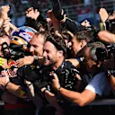 Max Verstappen (NED) Red Bull Racing celebrates in parc ferme at Formula One World Championship, Rd16, Malaysian Grand Prix, Race,  Sepang, Malaysia, Sunday 2 October 2016. © Sutton Images