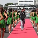 Nico Hulkenberg (GER) Force India F1 on the drivers parade at Formula One World Championship, Rd19, Mexican Grand Prix, Race, Circuit Hermanos Rodriguez, Mexico City, Mexico, Sunday 30 October 2016. © Sutton Images