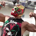 Wrestler at Formula One World Championship, Rd19, Mexican Grand Prix, Preparations, Circuit Hermanos Rodriguez, Mexico City, Mexico, Thursday 27 October 2016. © Sutton Images