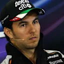 Sergio Perez (MEX) Force India in the Press Conference at Formula One World Championship, Rd19, Mexican Grand Prix, Preparations, Circuit Hermanos Rodriguez, Mexico City, Mexico, Thursday 27 October 2016. © Sutton Images