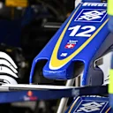 Sauber C35 nose detail at Formula One World Championship, Rd19, Mexican Grand Prix, Preparations, Circuit Hermanos Rodriguez, Mexico City, Mexico, Thursday 27 October 2016. © Sutton Images
