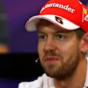 Sebastian Vettel (GER) Ferrari in the Press Conference at Formula One World Championship, Rd6, Monaco Grand Prix, Preparations, Monte-Carlo, Monaco, Wednesday 25 May 2016. © Sutton Images