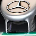 Mercedes-Benz F1 W07 Hybrid nose detail at Formula One World Championship, Rd4, Russian Grand Prix, Practice, Sochi Autodrom, Sochi, Krasnodar Krai, Russia, Friday 29 April 2016. © Sutton Motorsport Images