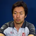 ): Ayao Komatsu (JPN) Haas F1 Engineer in the Press Conference at Formula One World Championship, Rd4, Russian Grand Prix, Practice, Sochi Autodrom, Sochi, Krasnodar Krai, Russia, Friday 29 April 2016. © Sutton Motorsport Images