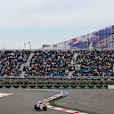 Romain Grosjean (FRA) Haas VF-16 at Formula One World Championship, Rd4, Russian Grand Prix, Qualifying, Sochi Autodrom, Sochi, Krasnodar Krai, Russia, Saturday 30 April 2016. © Sutton Motorsport Images