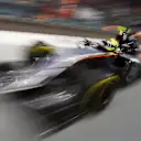 Sergio Perez (MEX) Force India VJM09 at Formula One World Championship, Rd15, Singapore Grand Prix, Practice, Marina Bay Street Circuit, Singapore, Friday 16 September 2016. © Sutton Images