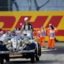Romain Grosjean (FRA) Haas F1 on the drivers parade at Formula One World Championship, Rd15, Singapore Grand Prix, Race, Marina Bay Street Circuit, Singapore, Sunday 18 September 2016. © Sutton Images