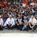 Herbie Blash (GBR) FIA Delegate is wished a happy retirement by the SGP at Formula One World Championship, Rd15, Singapore Grand Prix, Race, Marina Bay Street Circuit, Singapore, Sunday 18 September 2016. © Sutton Images