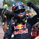 Race winner Max Verstappen (NED) Red Bull Racing celebrates in parc ferme at Formula One World Championship, Rd5, Spanish Grand Prix, Race, Barcelona, Spain, Sunday 15 May 2016. © Sutton Images