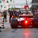 Sebastian Vettel (GER) Ferrari SF70-H at Formula One World Championship, Rd20, Abu Dhabi Grand Prix, Practice, Yas Marina Circuit, Abu Dhabi, UAE, Friday 24 November 2017. © Mark Sutton/Sutton Images