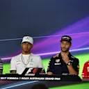 McLaren, Mercedes AMG F1, Red Bull Racing and Ferrari in the Press Conference at Formula One World Championship, Rd1, Australian Grand Prix, Preparations, Albert Park, Melbourne, Australia, Thursday 23 March 2017. © Sutton Motorsport Images