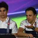 Lance Stroll (CDN) Williams and Felipe Massa (BRA) Williams in the Press Conference at Formula One World Championship, Rd1, Australian Grand Prix, Preparations, Albert Park, Melbourne, Australia, Thursday 23 March 2017. © Sutton Motorsport Images