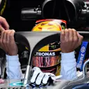 Lewis Hamilton (GBR) Mercedes-Benz F1 W08 Hybrid and halo at Formula One World Championship, Rd12, Belgian Grand Prix, Practice, Spa Francorchamps, Belgium, Friday 25 August 2017. © Sutton Images