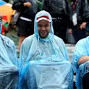 Fans in the rain at Formula One World Championship, Rd13, Italian Grand Prix, Qualifying, Monza, Italy, Saturday 2 September 2017. © Sutton Images