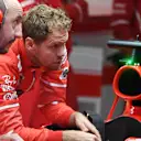 Sebastian Vettel (GER) Ferrari SF70-H at Formula One World Championship, Rd13, Italian Grand Prix, Qualifying, Monza, Italy, Saturday 2 September 2017. © Sutton Images
